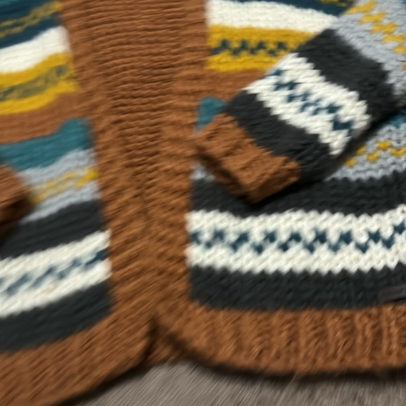 Wishlist brand Handmade Open Front-OSFM-Chunky Knit-Multi Stripe - Picture 9 of 16